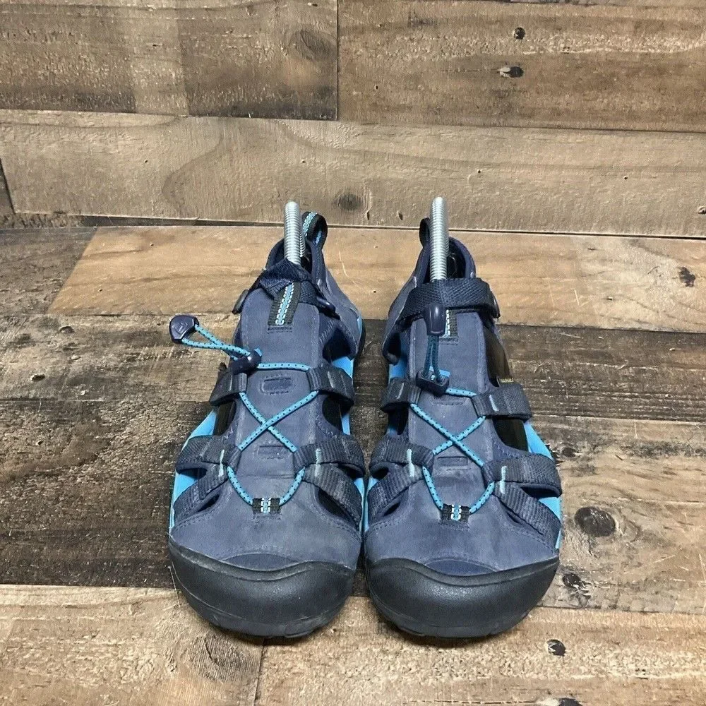 Keen Seacamp 2 CNX Blue Hiking Waterproof Sandals Youth size 6